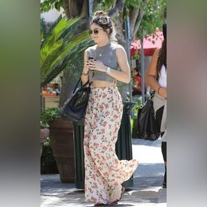 Brandy Melville Aakira Floral Flowy Pants One Size